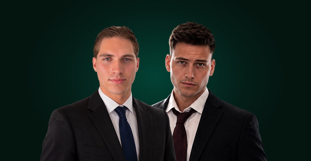Lucas und Fabian, Berater für private Krankenversicherung, Partner von Maxim Claudius